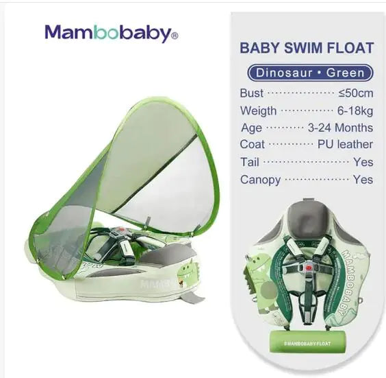 Smart Swim Trainer with Sunshade Canopy (Single)
