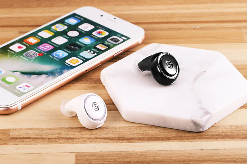 Bluetooth Earphones - Wireless, Long Battery Life, Mini