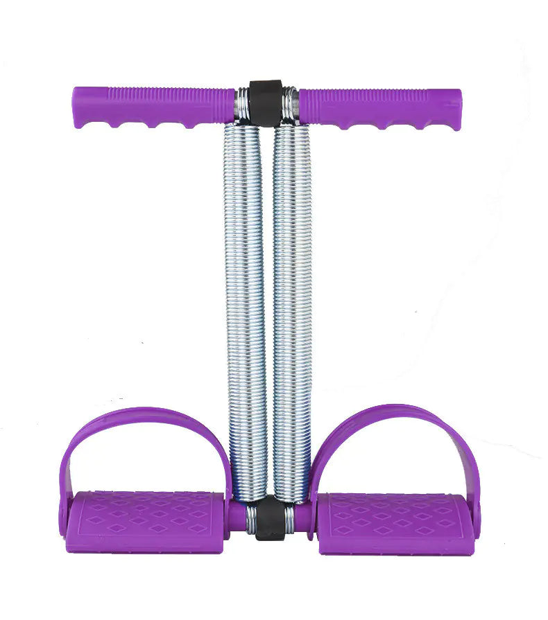 Spring Foot Pedal Leg Trainer with Resistance Bands