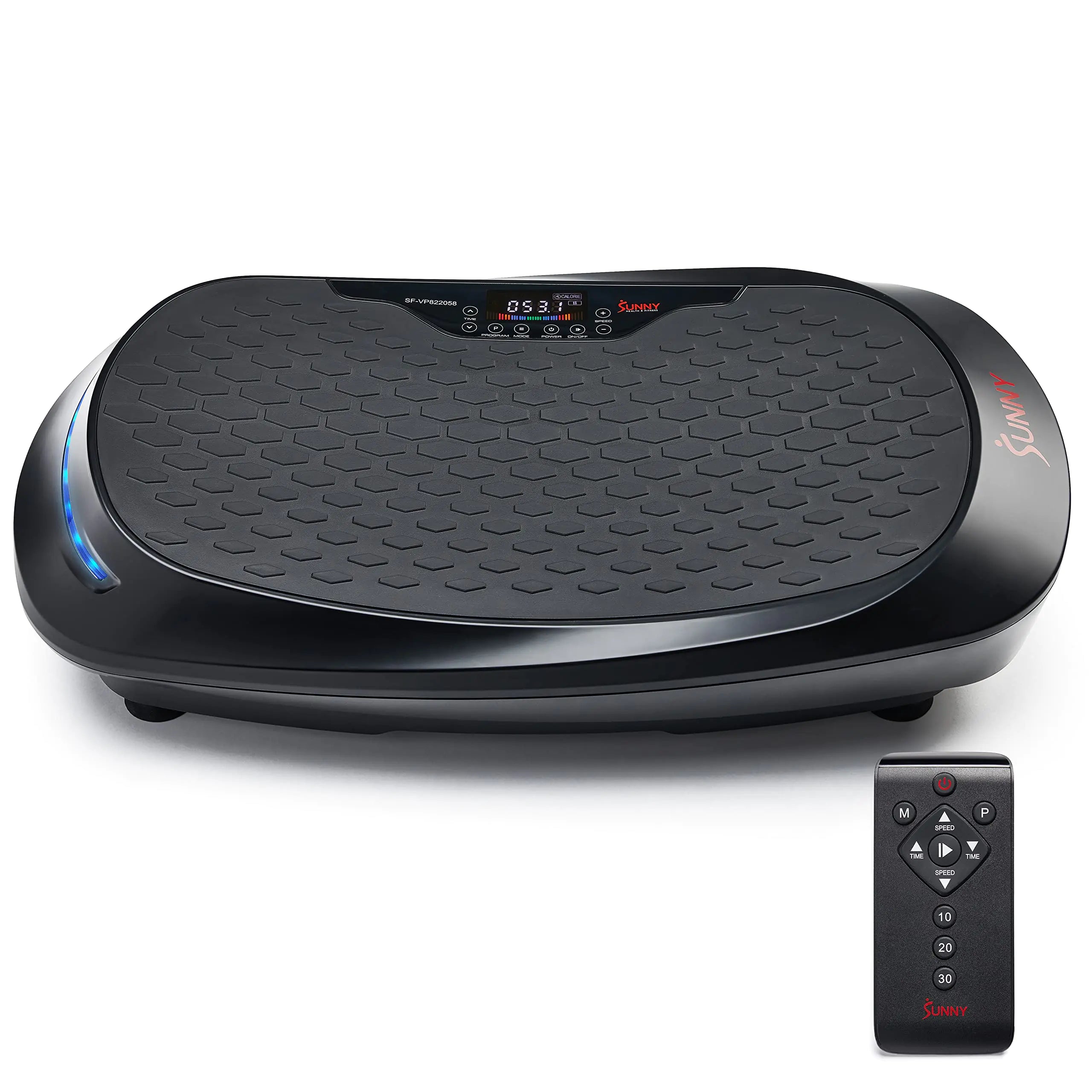 Sunny Health & Fitness FITBOARD 4D Vibration Plate Premium Total Body Shaker Platform for Toning Sculpting & Recovery Vibration Plate Exercise Machine with Remote – SF-VP822058