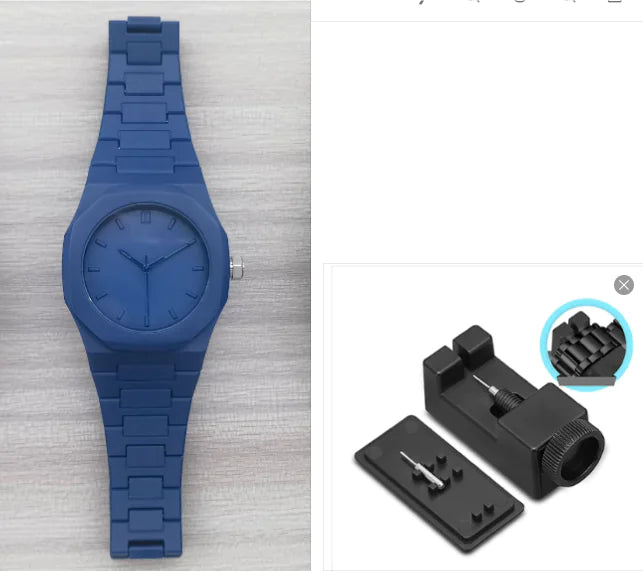 Phantom Black 41mm Quartz Watch by Jean Poedagar (One Set)