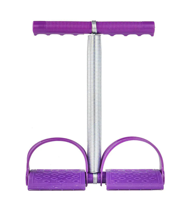 Spring Foot Pedal Leg Trainer with Resistance Bands