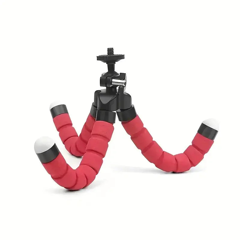 Portable Flexible Octopus Tripod with Phone Clip Mount
