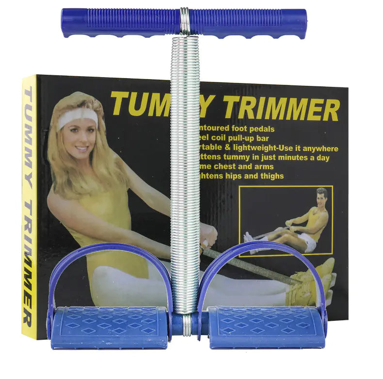 Spring Foot Pedal Leg Trainer with Resistance Bands