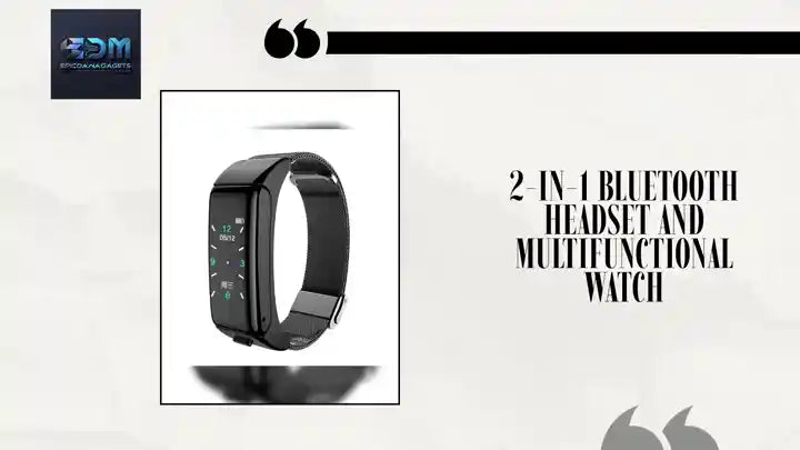 2-in-1 Bluetooth Headset and Multifunctional Watch by@Outfy