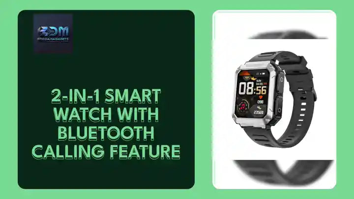 2-in-1 Smart Watch with Bluetooth Calling Feature by@Outfy