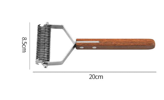 Knotted Comb for Pet Hair (One Piece)