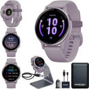 Garmin vivoactive 5 AMOLED GPS Smartwatch Orchid Bundle