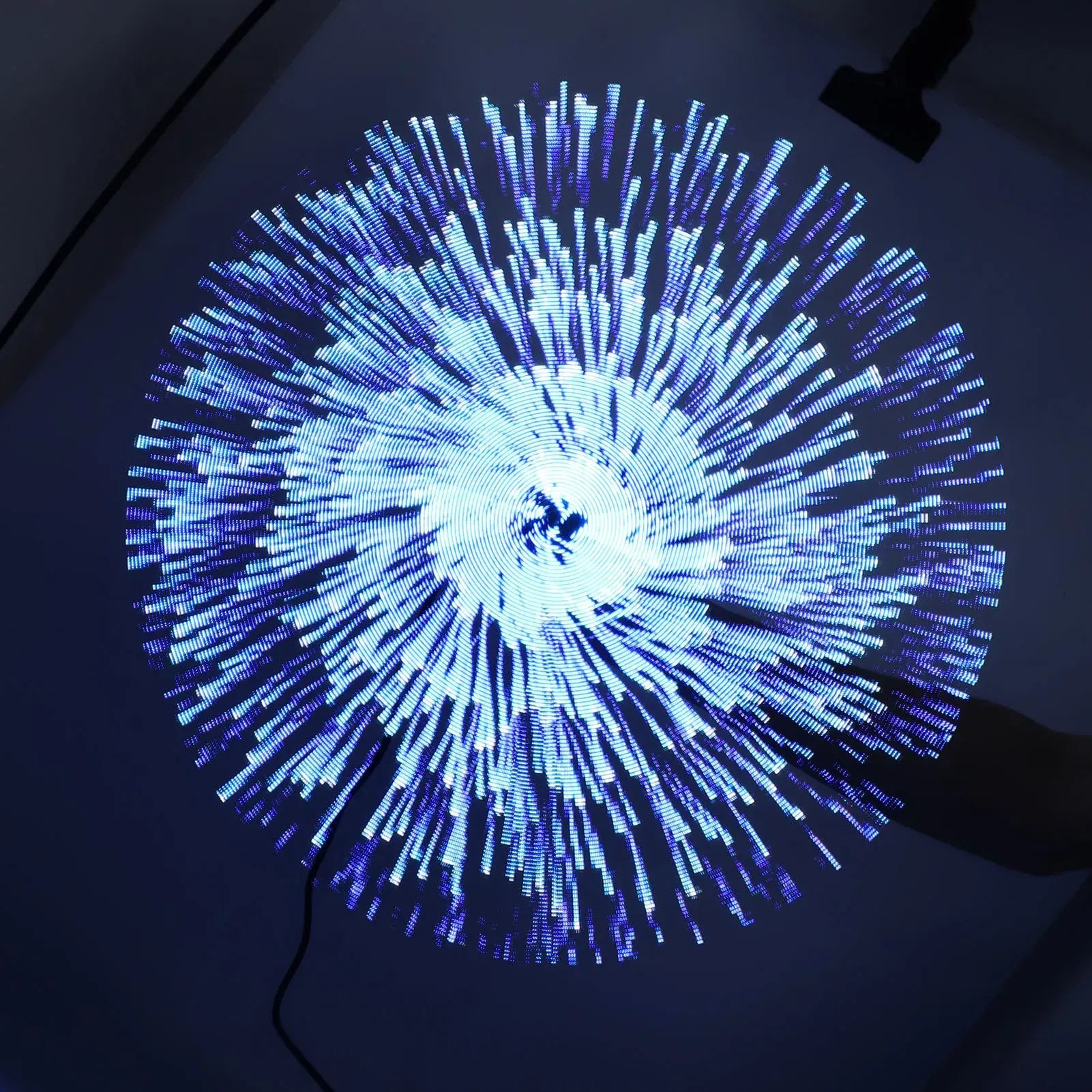 3D Hologram Fan 224 LED Light Beads - Oana Prime Shop