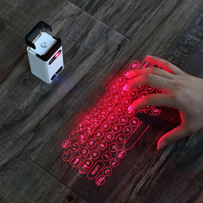 Wireless Laser Projection Virtual Keyboard for Devices