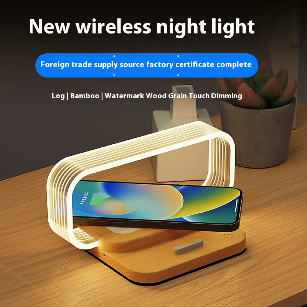 Multifunctional Lamp with Clock & Wireless Charger - Oana Prime Shop