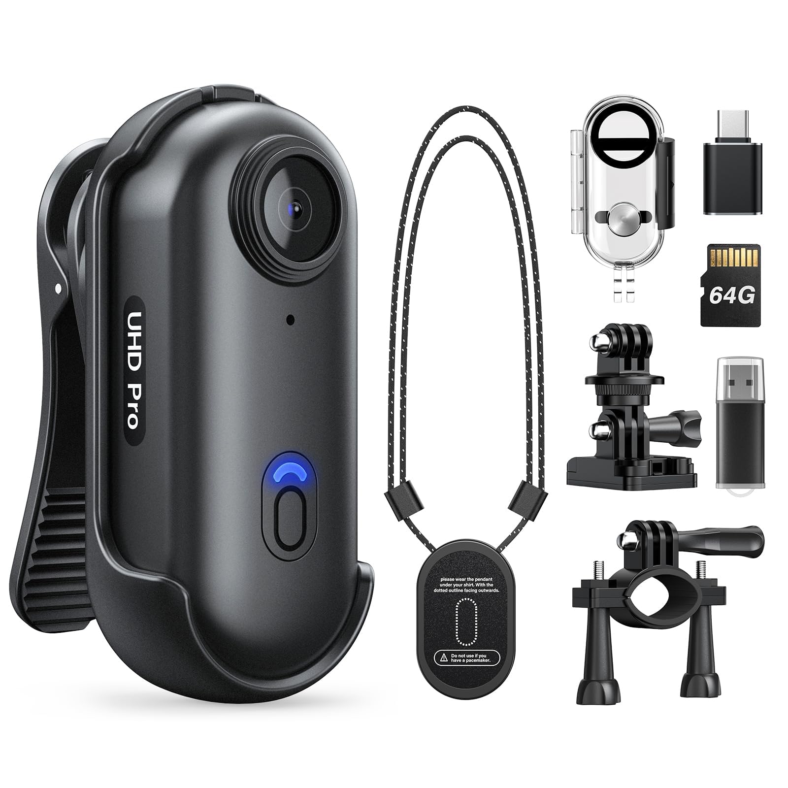Z10 Pro 2K Mini Sport Cam with Waterproof Case