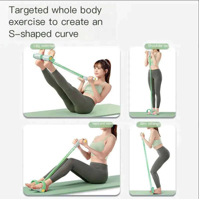 Home Use Resistance Bands for Waist and Arm Workouts - Oana Prime Shop