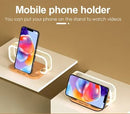 Multifunction Wireless Charger Stand with LED Lamp