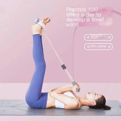 Home Use Resistance Bands for Waist and Arm Workouts