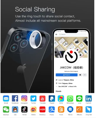 Smart Ceramics Fashion Ring