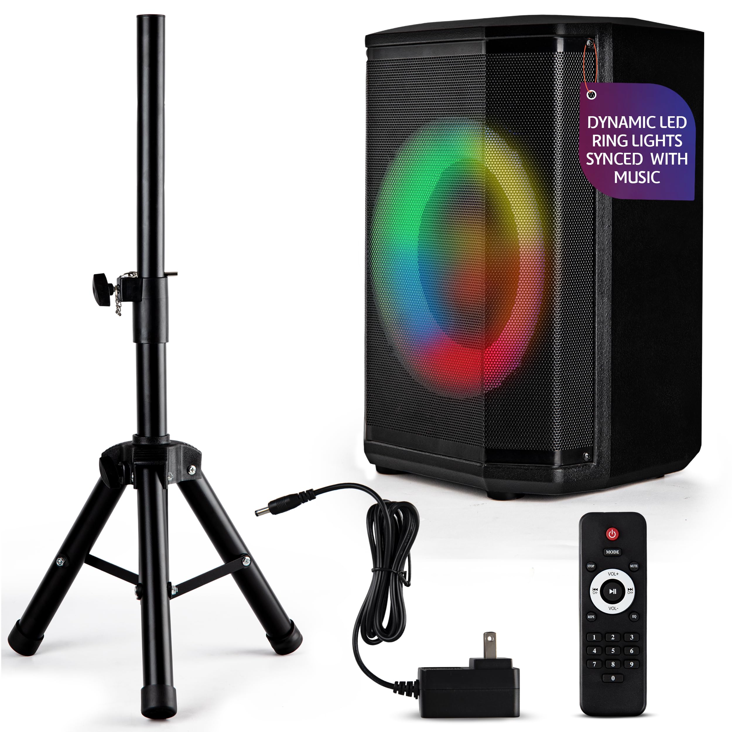 Pyle PowerBass Bluetooth Party Speaker - 120W with TWS Technology