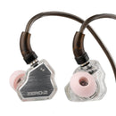 Linsoul 7Hz x Crinacle Zero:2 in Ear Monitor Updated 10mm Dynamic Driver IEM Wired Earbuds Earphones Gaming Earbuds OFC IEM Cable with Microphone for Musician (Silver) - Oana Prime Shop