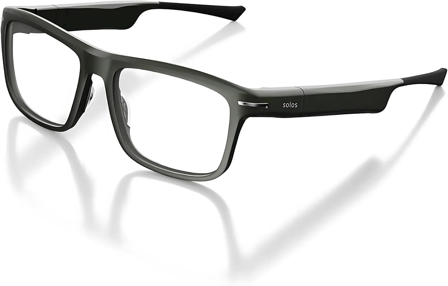 SOLOS SmartLens AI EarGo 3 | Metallic Gray | ChatGPT Audio | Bluetooth