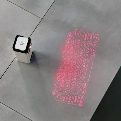 Wireless Laser Projection Virtual Keyboard for Devices