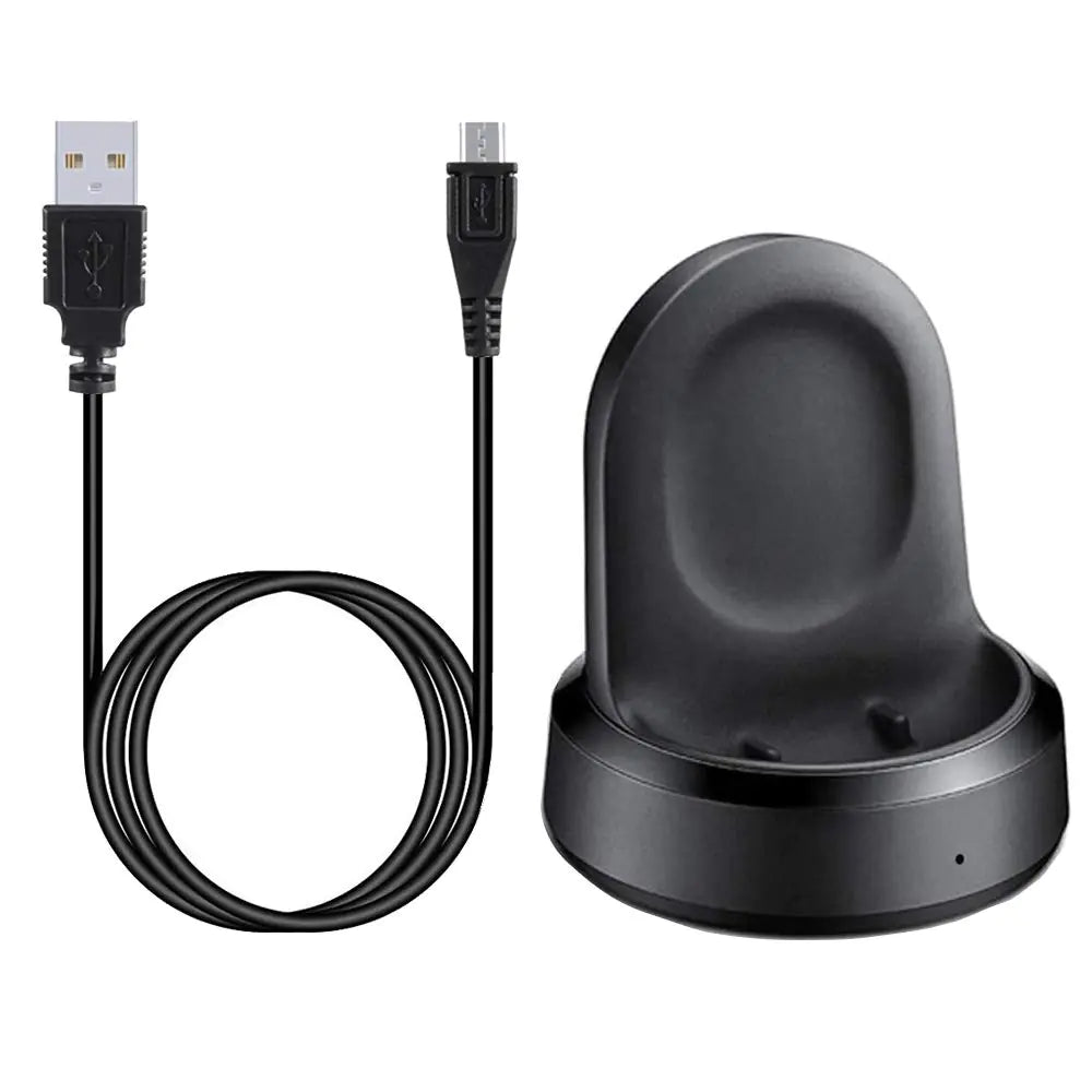 Charger for Samsung Galaxy Watch 1 42mm/46mm Replacement Charging Dock Cradle for Galaxy Watch SM-R800/R810/R815 Smart Watch (Black) - Oana Prime Shop