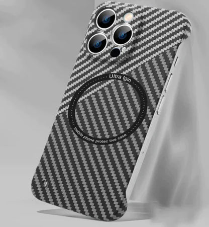 Carbon Fiber Magnetic Case for iPhone 14 Pro Max (One)