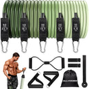 Resistance Bands Resistance Band Set Workout Bands Exercise Bands for Men and Women Exercise Bands with Door Anchor Handles Legs Ankle Straps for Muscle Training Physical Therapy Shape Body - Oana Prime Shop
