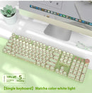 E-Sports Mechanical Keyboard - Wired & Wireless Bluetooth Office (Multi-Colored, Multi-Config) - Oana Prime Shop