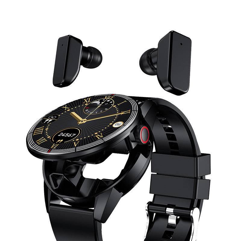 R6 V22 TWS Smartwatch with Heart Rate & Blood Oxygen