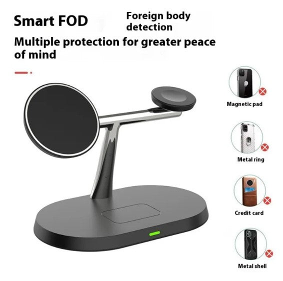 Three-in-one Magnetic Wireless Charger
