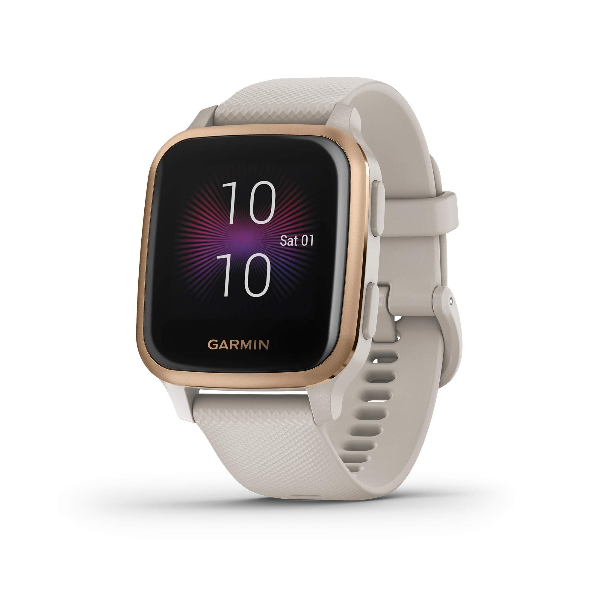 Garmin Venu Sq Music Edition GPS Smartwatch Light Sand