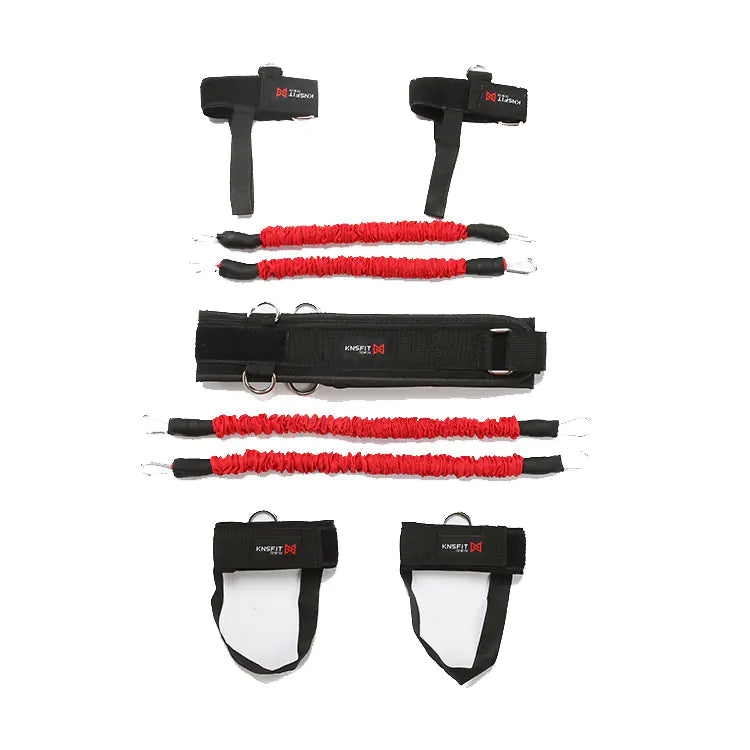 Leg Resistance Trainer with Elastic Bands for Workouts - Oana Prime Shop