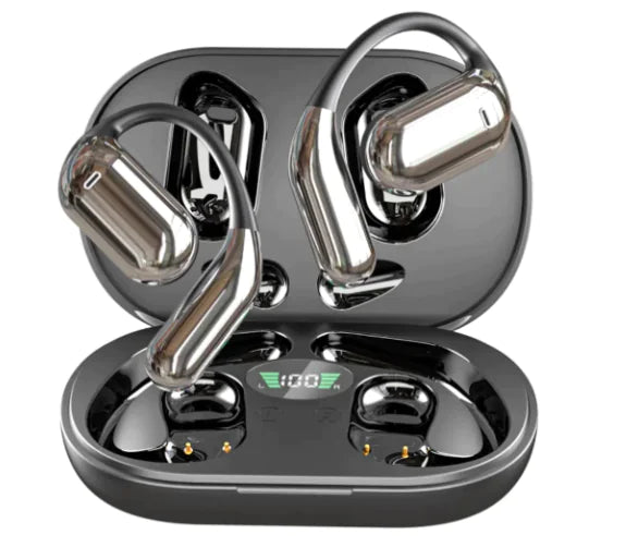 Ear-Mounted Bluetooth Headset with LED Display (One Set) - Oana Prime Shop