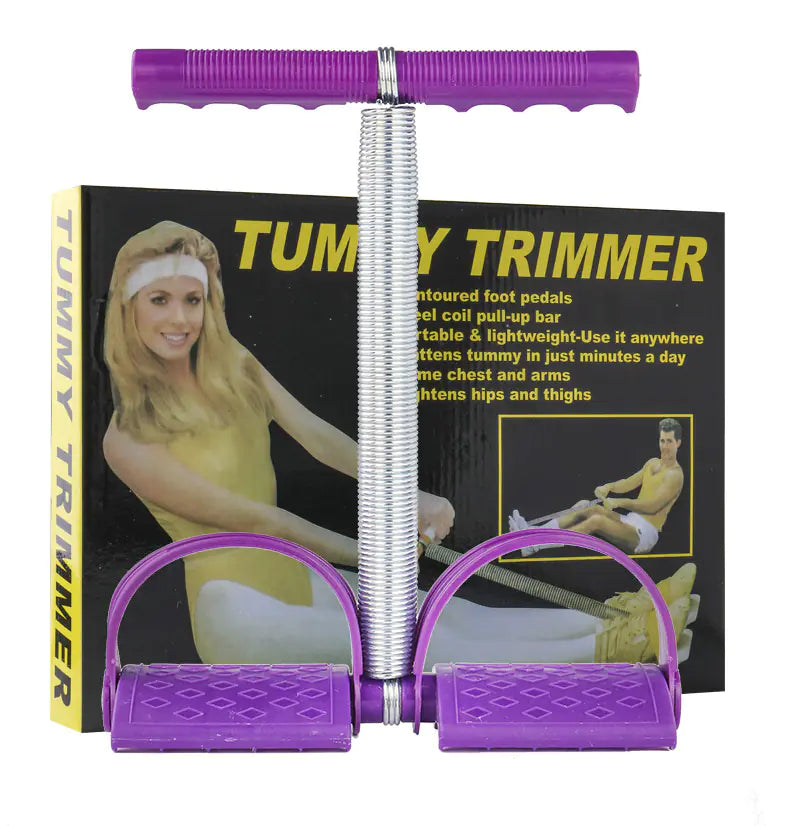 Spring Foot Pedal Leg Trainer with Resistance Bands