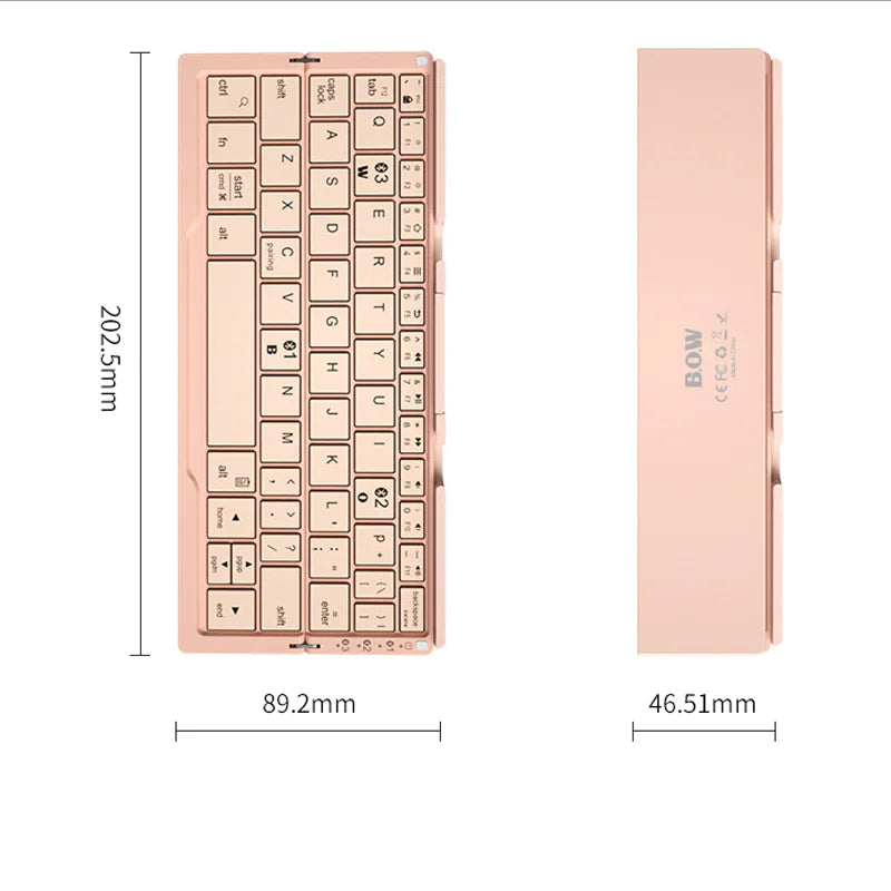 Mini Folding Bluetooth Keyboard - Oana Prime Shop