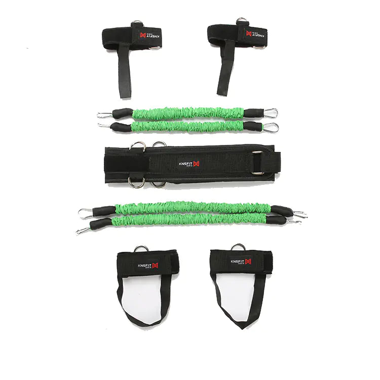 Leg Resistance Trainer with Elastic Bands for Workouts - Oana Prime Shop