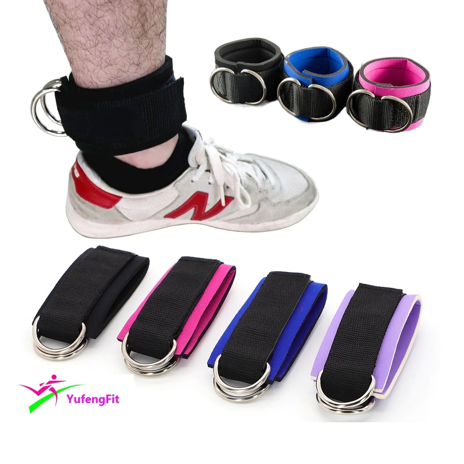 2D Ankle Strap Resistance Bands for Leg Training - Oana Prime Shop