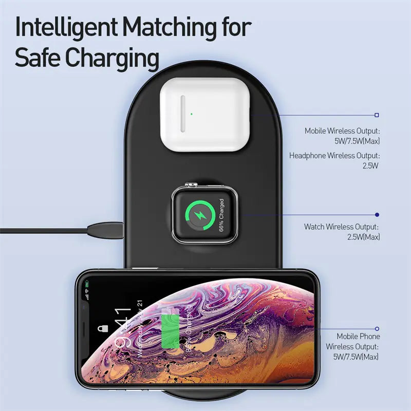 3-in-1 Wireless Charger by Baseus