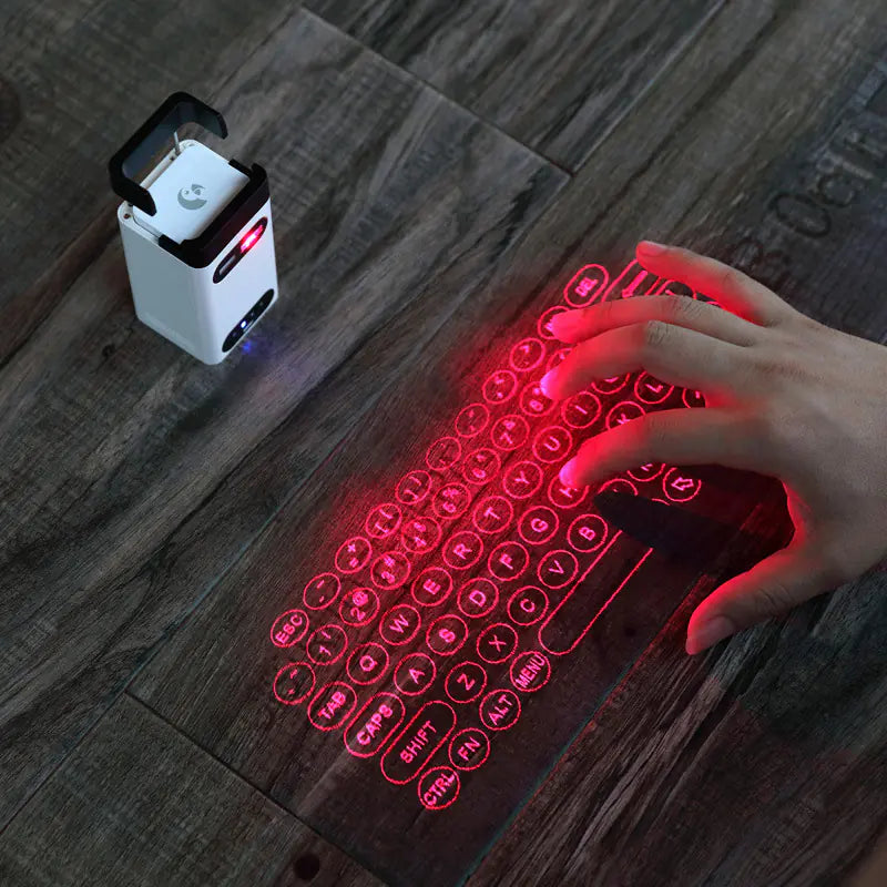 Wireless Laser Projection Virtual Keyboard for Devices
