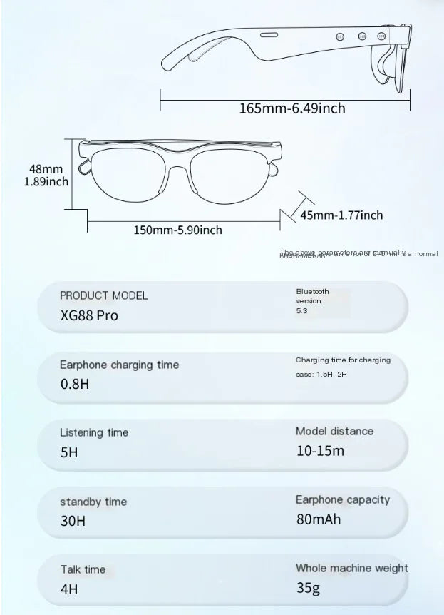 Smart Glasses with UV Protection - Oana Prime Shop