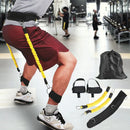 Leg Resistance Trainer with Elastic Bands for Workouts - Oana Prime Shop