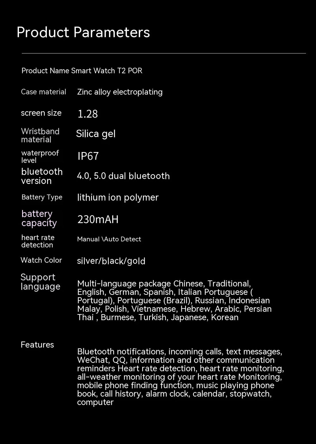 Bluetooth Calling Sport Smart Watch