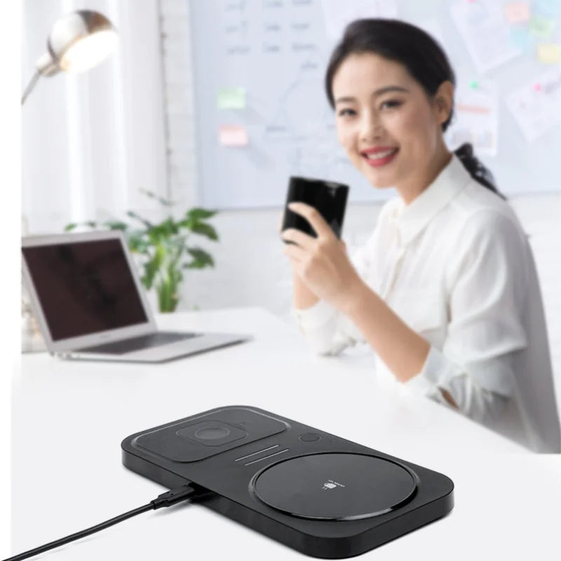 4-in-1 Wireless Charger & Heating Coaster - Oana Prime Shop