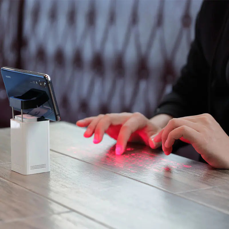 Wireless Laser Projection Virtual Keyboard for Devices