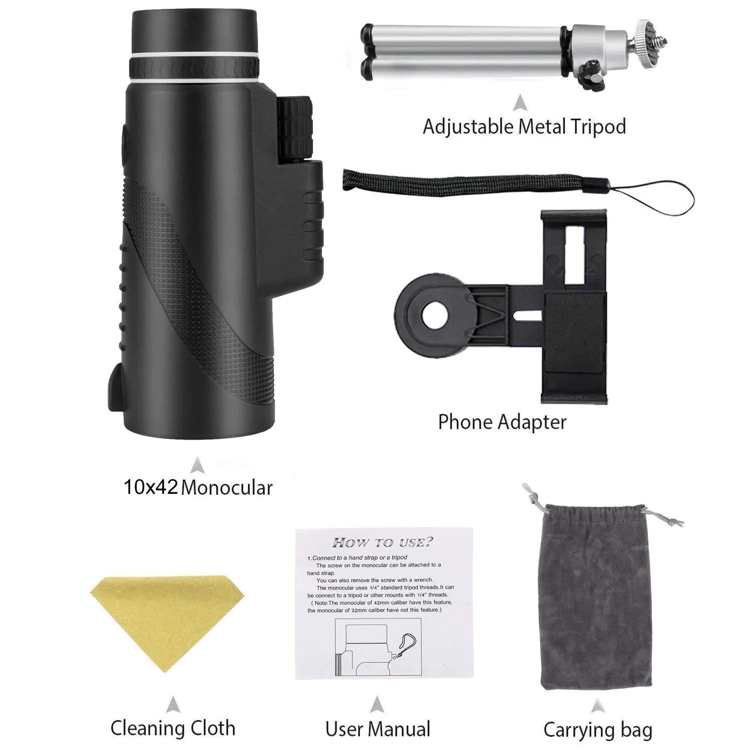 High-Definition Telescope with Universal Phone Mount - Oana Prime Shop