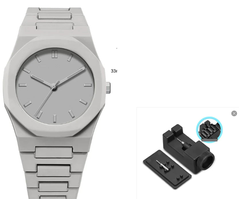 Phantom Black 41mm Quartz Watch by Jean Poedagar (One Set) - Oana Prime Shop