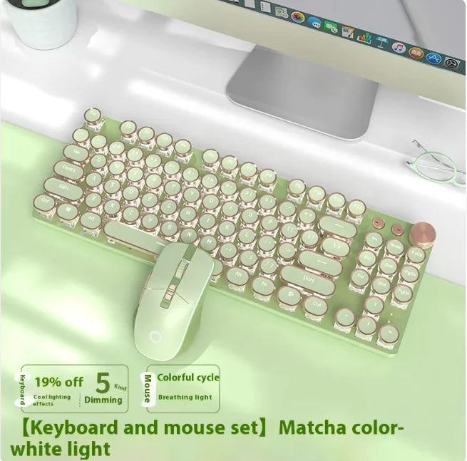E-Sports Mechanical Keyboard - Wired & Wireless Bluetooth Office (Multi-Colored, Multi-Config) - Oana Prime Shop