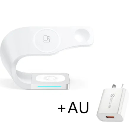 Wireless 4-in-1 Charger for Phone, Watch &amp; Earbuds