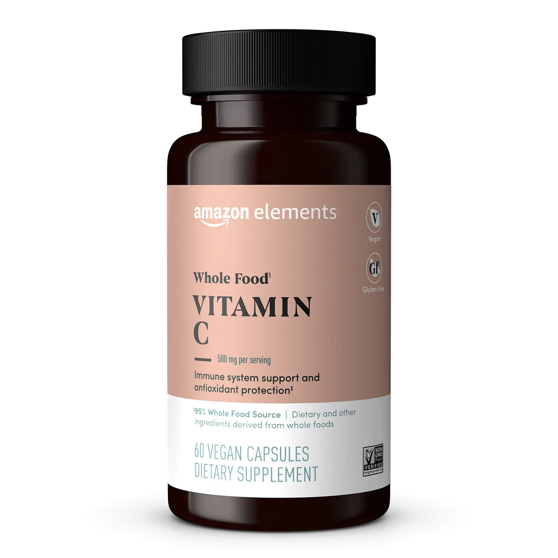 Amazon Elements Whole Food Vitamin C 60 capsules