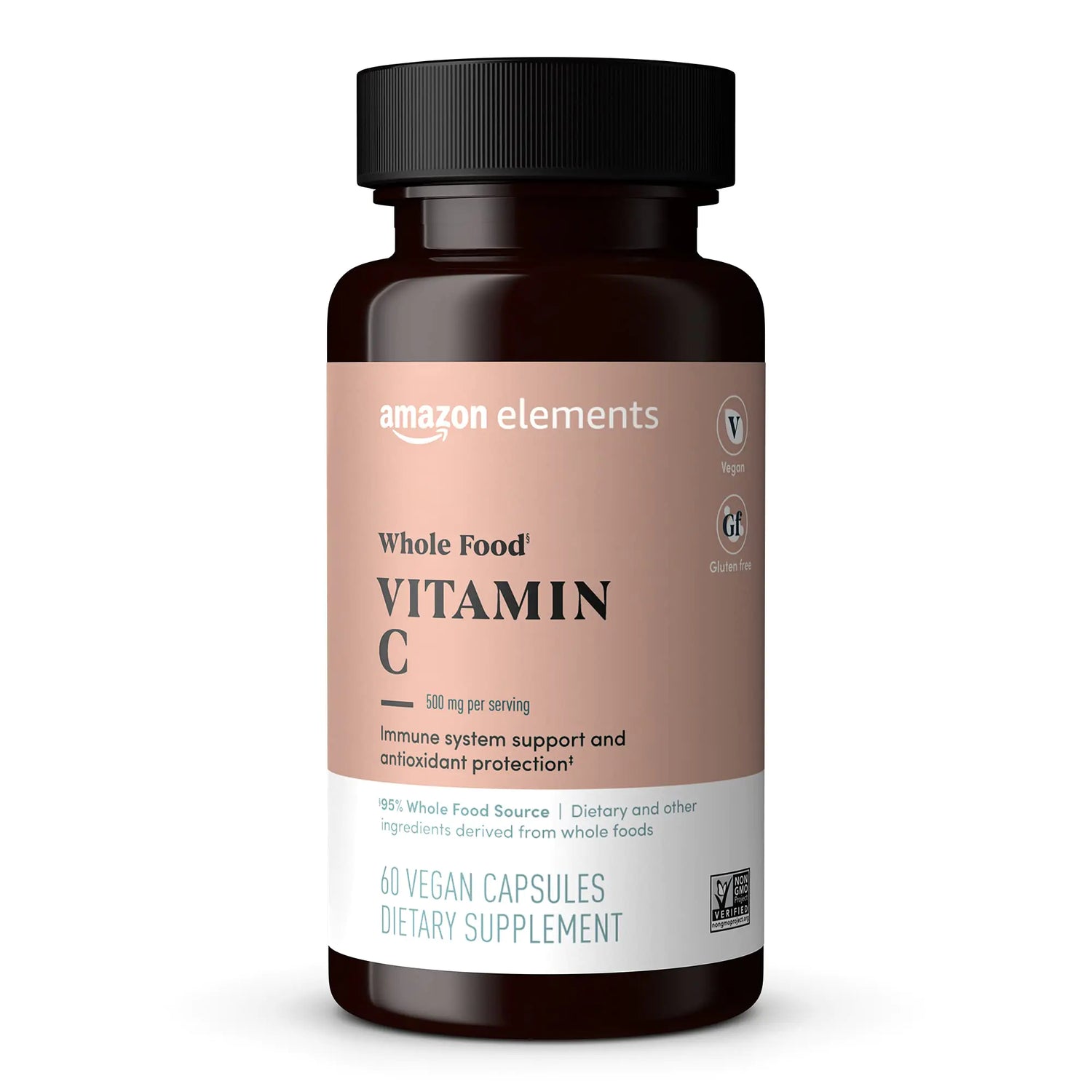 Amazon Elements Whole Food Vitamin C 60 capsules